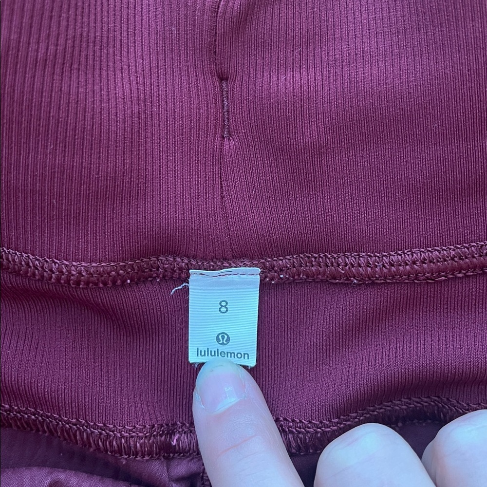 Lululemon Dance Studio Maroon Joggers 8 - Picture 9 of 14